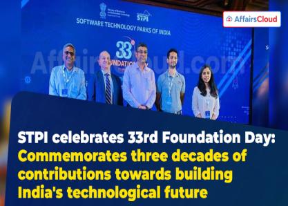 STPI Celebrated 33rd Foundation Day in New Delhi